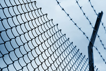 Image showing Chain link fence 