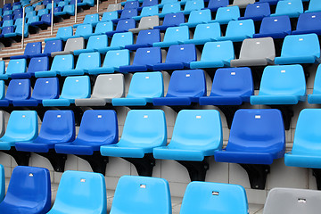 Image showing Seat in sport arena 