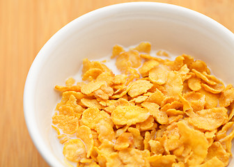 Image showing Corn flake in bowl 