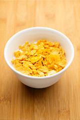 Image showing Corn flake in bowl 