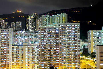 Image showing Apartment building in Hong Kong