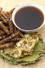 Image showing Chinese herbal medicine with ingredient  