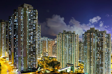 Image showing Apartment building in Hong Kong