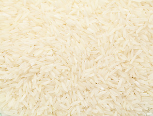 Image showing Uncooked white rice 