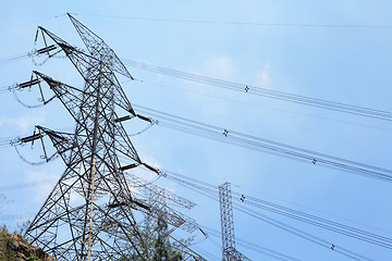 Image showing Power transmission tower