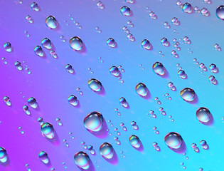 Image showing Water droplet background