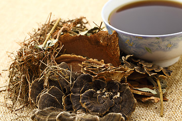 Image showing Chinese herbal medicine with ingredient