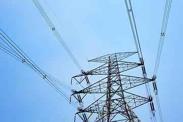 Image showing Power transmission tower