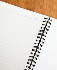 Image showing Spiral notebook