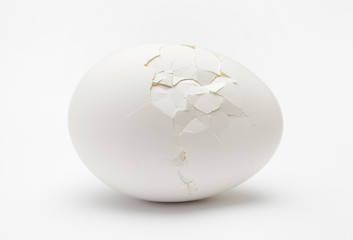 Image showing Cracked egg