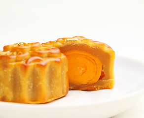 Image showing Chinese traditional moon cake 