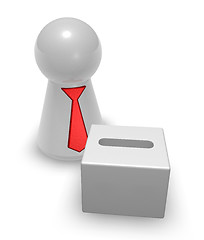 Image showing vote box