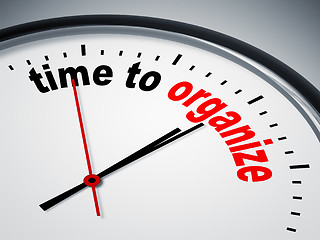 Image showing time to organize