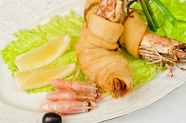 Image showing shrimps dish