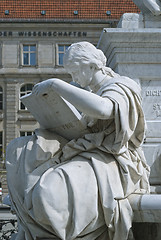 Image showing Allegory of History of Schiller Monument in Berlin