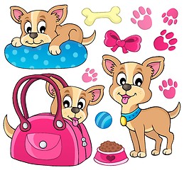 Image showing Cute dog theme image 1