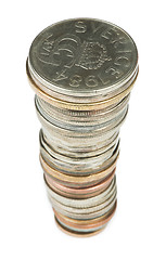 Image showing Stacks of coins