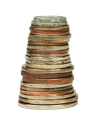 Image showing Stacks of coins