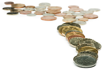 Image showing Stacks of coins