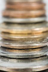 Image showing Stacks of coins