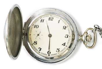 Image showing Mechanical clock with cover