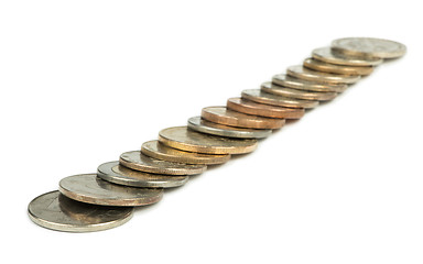 Image showing Stacks of coins