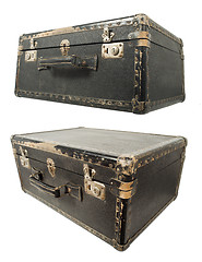 Image showing Old travel suitcase