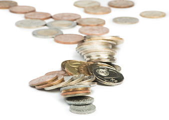 Image showing Stacks of coins