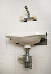 Image showing Sink and pipes