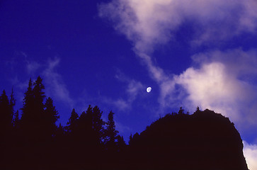 Image showing Mount in the moonlight