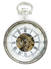 Image showing Mechanical clock with cover