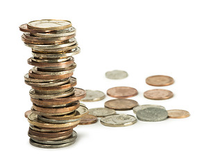 Image showing Stacks of coins