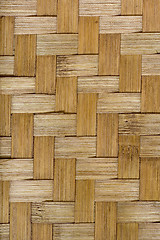 Image showing Woven wood texture

