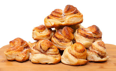 Image showing Fresh appetizing sweet rolls