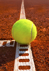 Image showing tennis ball 