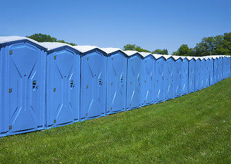 Image showing Portable toilets
