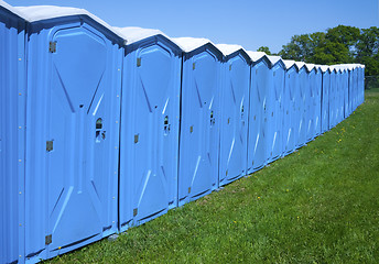 Image showing Portable toilets