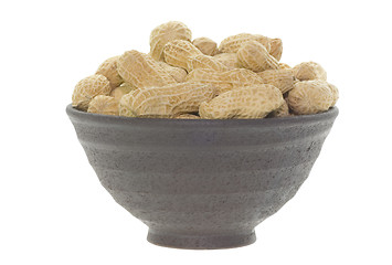 Image showing Bowl of peanuts

