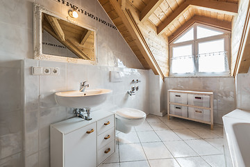 Image showing bathroom of a flat