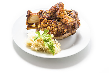 Image showing Oktoberfest pork hock isolated