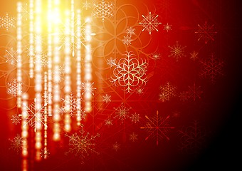 Image showing Abstract X-mas background. Vector illustration