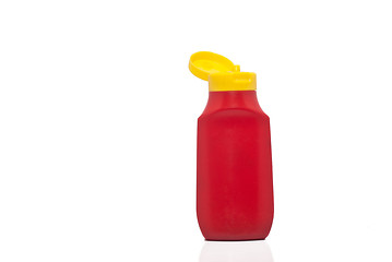 Image showing Bottle ketchup. concept of diet