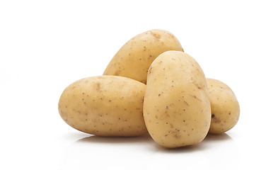 Image showing New potatoes isolated 