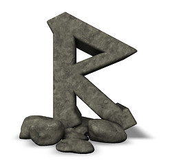 Image showing stone rune