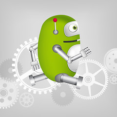 Image showing Green Robot