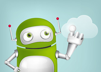 Image showing Green Robot