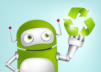 Image showing Green Robot