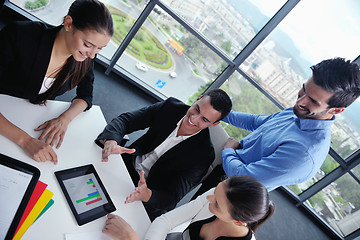 Image showing business people in a meeting at office