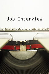 Image showing Job interview