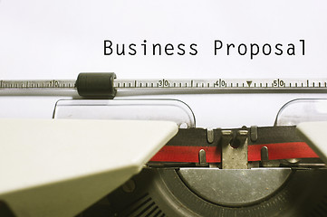 Image showing Business proposal